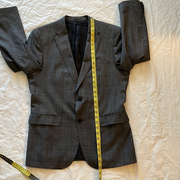 Hugo Boss Super 130 Blazer Charcoal  Size 40 R - Picture 12 of 15